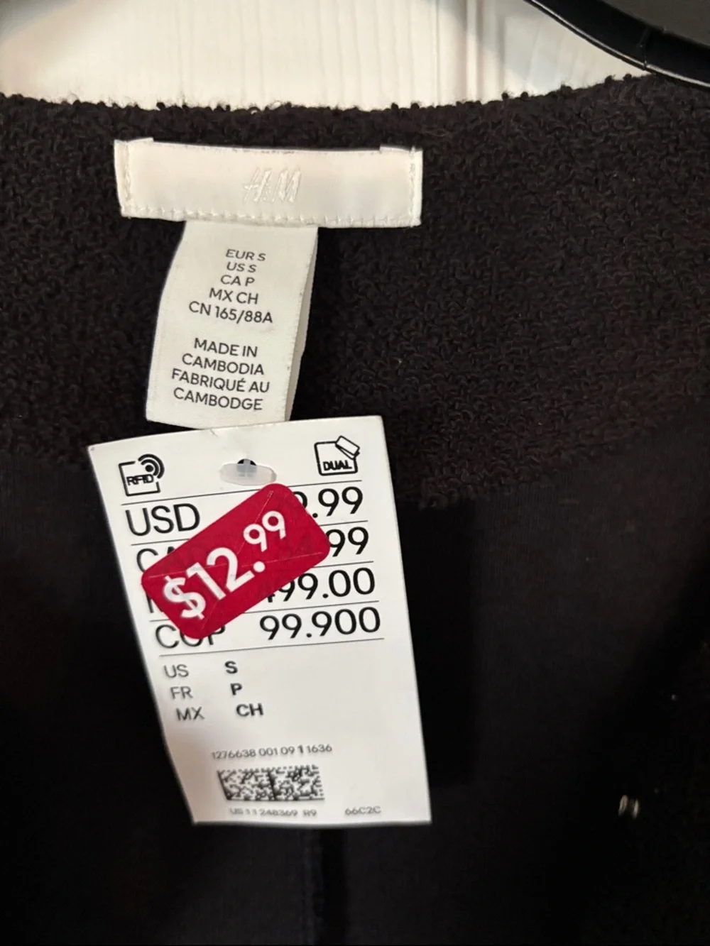 Black Button-Front Jacket - Picture 2 of 6